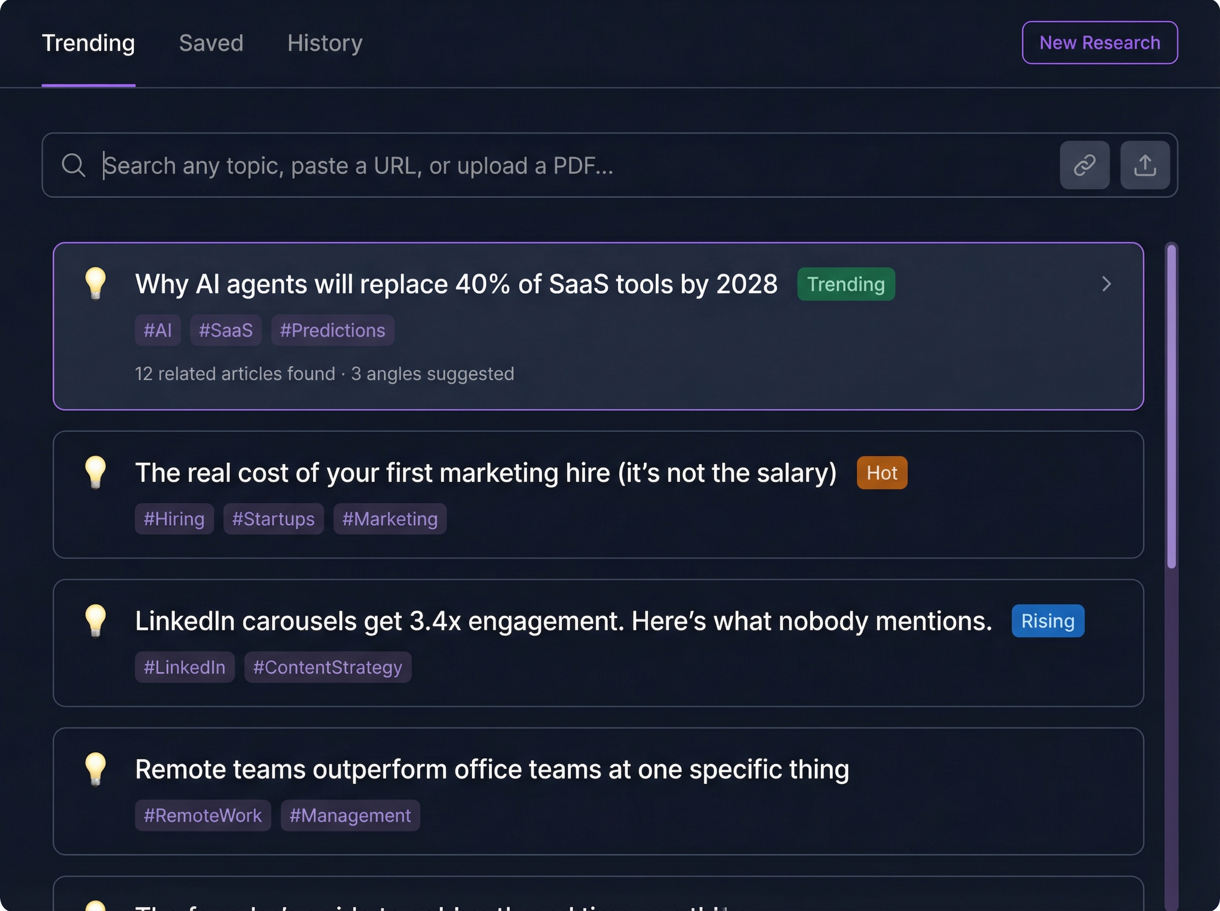 Smart Idea Research in BlendIn